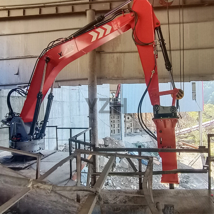 Stationary Rockbreaker Booms