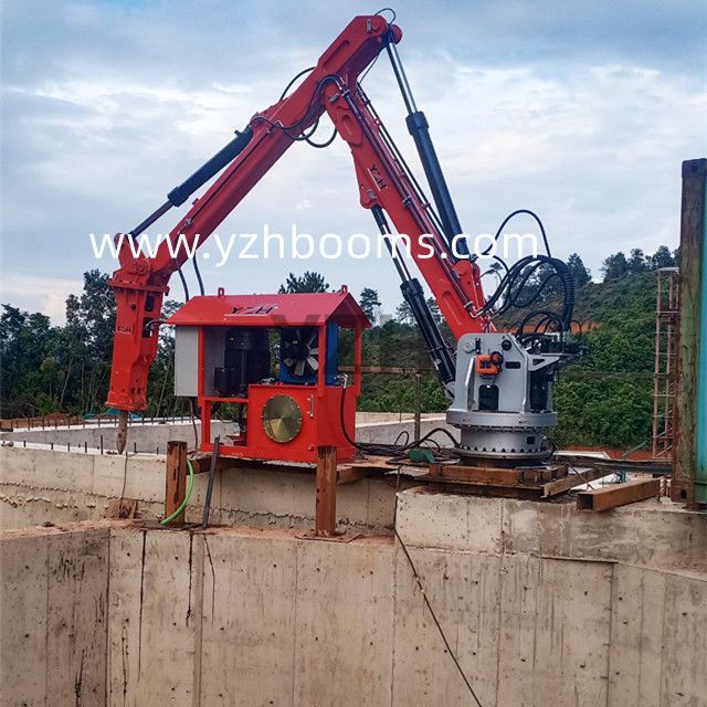 YZH Stationary Pedestal Boom