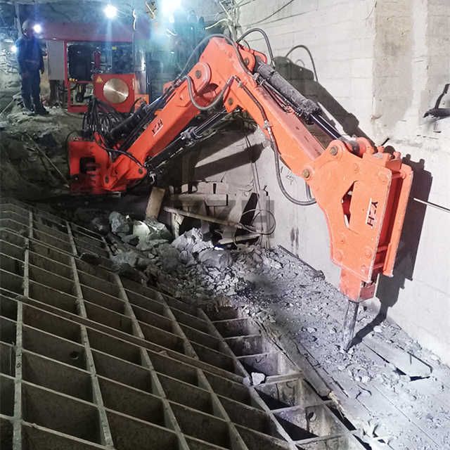 YZH Static Rockbreaker Boom System