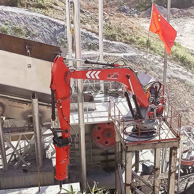 YZH Stationary Rock Breaker System for Crushing Plants