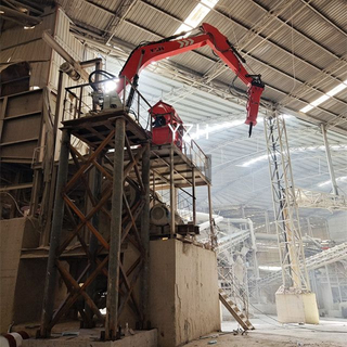YZH’S High Strength Rockbreaker Boom System