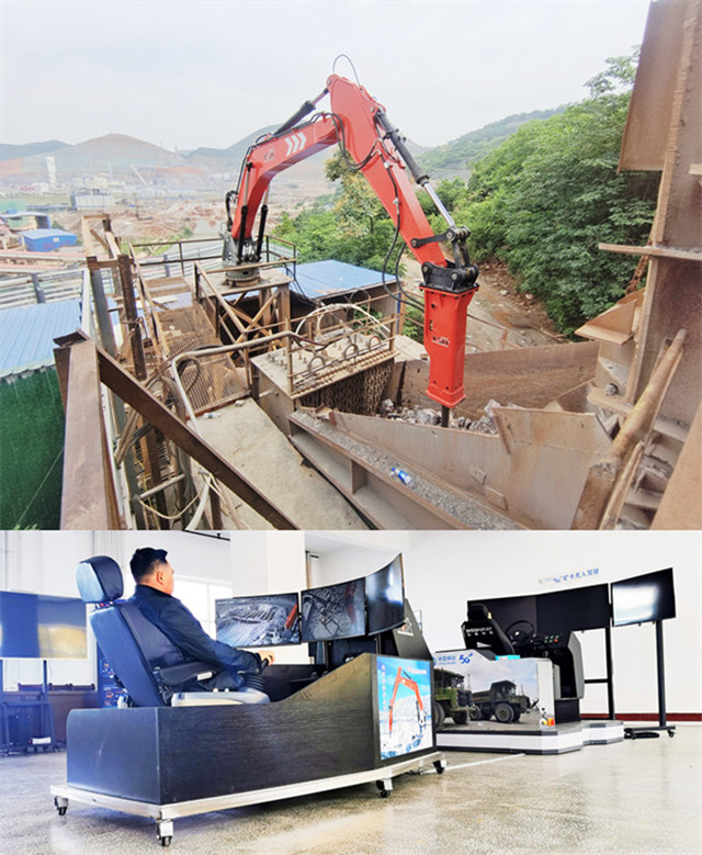 rock breaker boom system