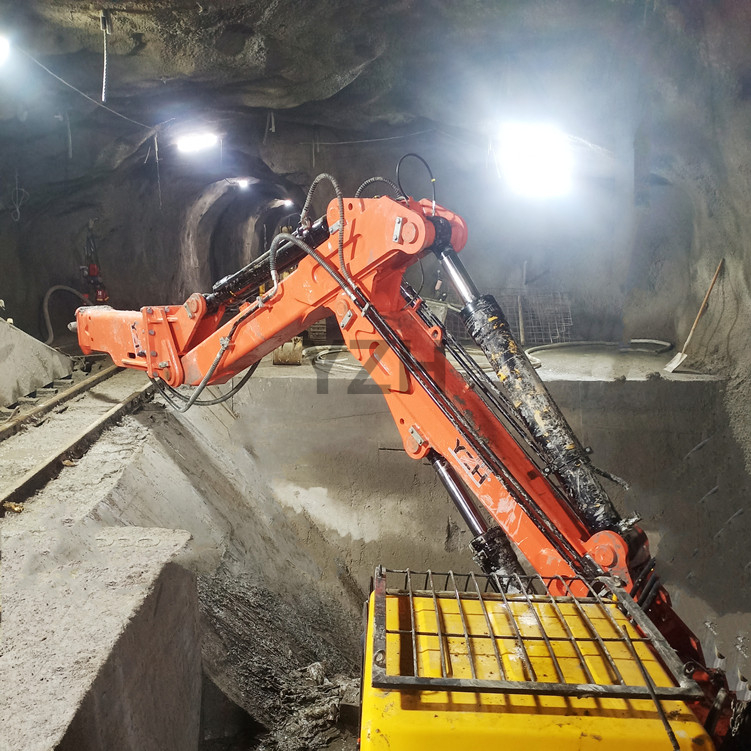 Stationary Rockbreaker Boom Systems