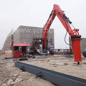 Rock Breaker Boom System with Hydraulic Hammer