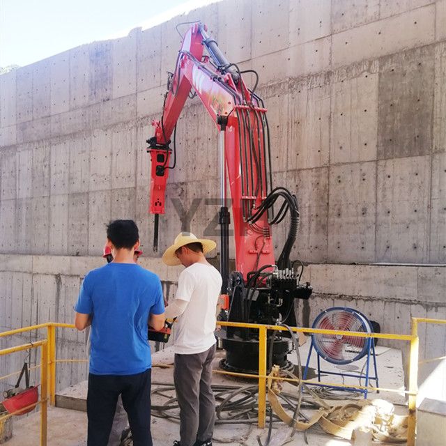 YZH Manufacturer Pedestal Rockbreaker Boom System