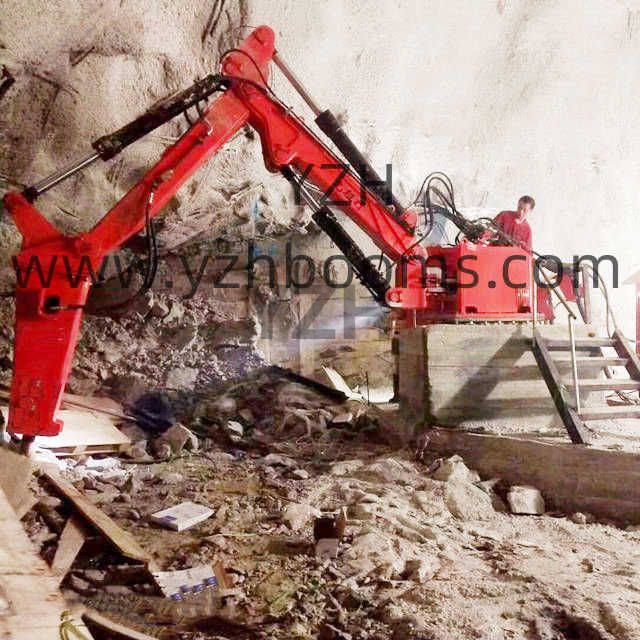 YZH Underground Mining's Rock Breaker System