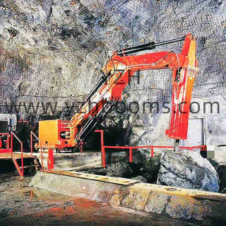 YZH Rock Breaker Boom System Used in Mining