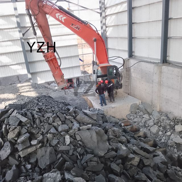 YZH Pedestal Grizzly Rock Breaker System