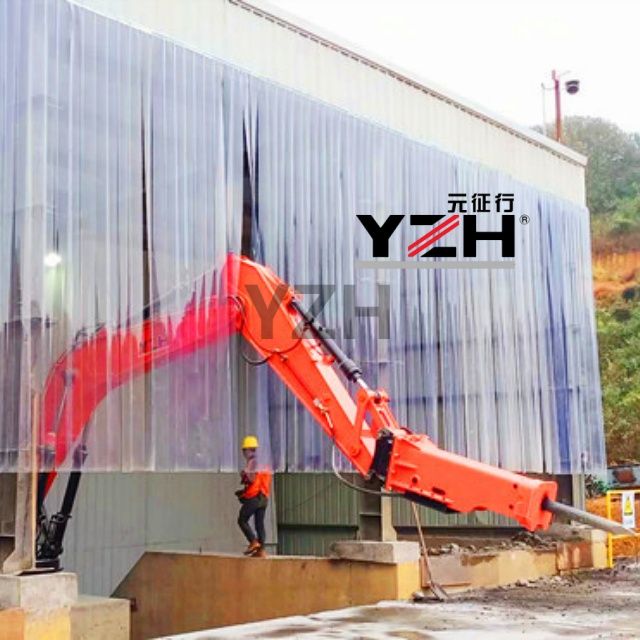 Stationary Type Pedestal Rock Breaker Boom System