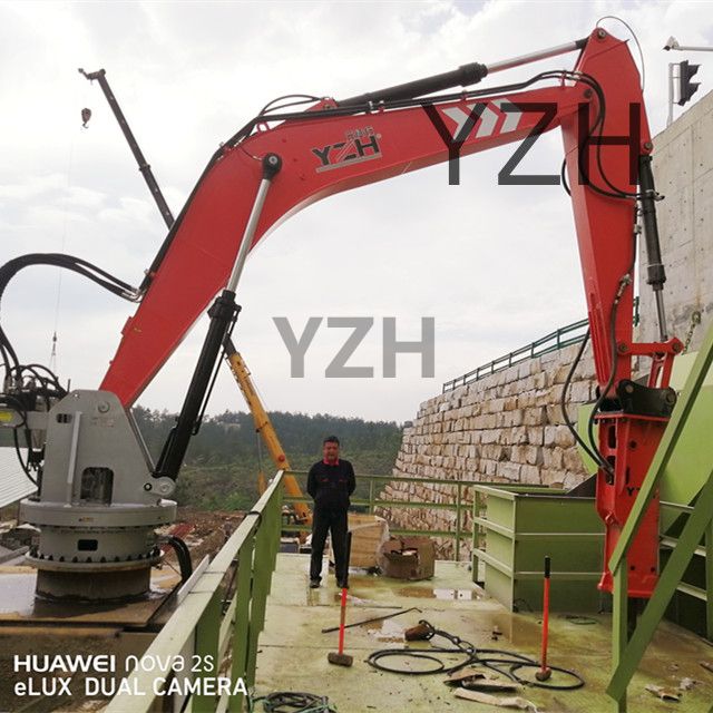 Pedestal Rock Breaker Boom System