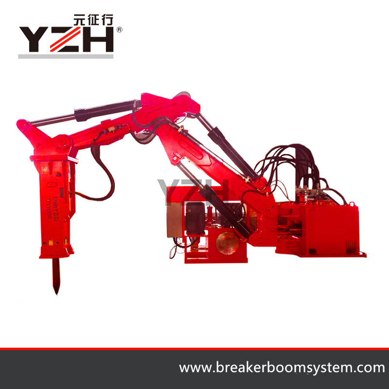 Pedestal Rock Breaking Booms System