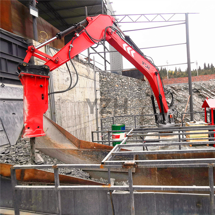 China YZH Pedestal Hydraulic Rock Breaker System