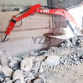 YZH Rock Breaker Boom System Applied to Cement Plant