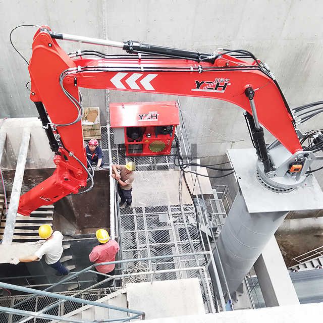 YZH Rock Breaker System of 360° Rotation for Jaw Crusher
