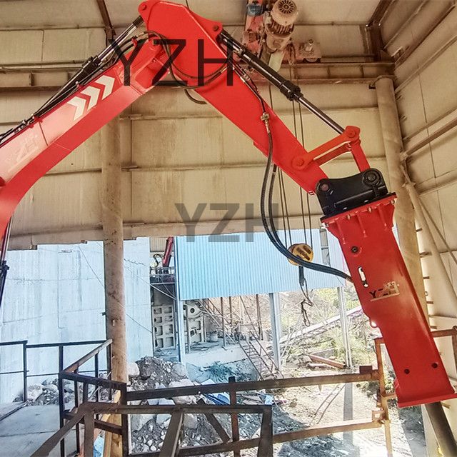 Pedestal Rock Breaker Boom System