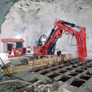 YZH Rock Breaker System for Underground Grizzly