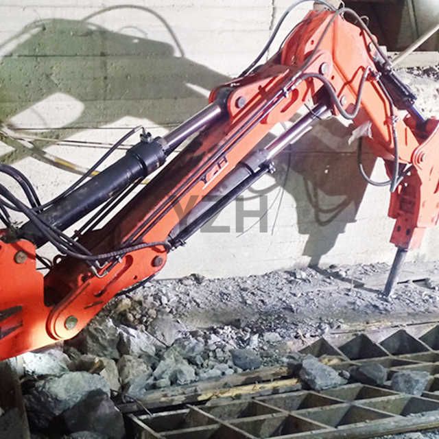 YZH Static Rockbreaker Boom System