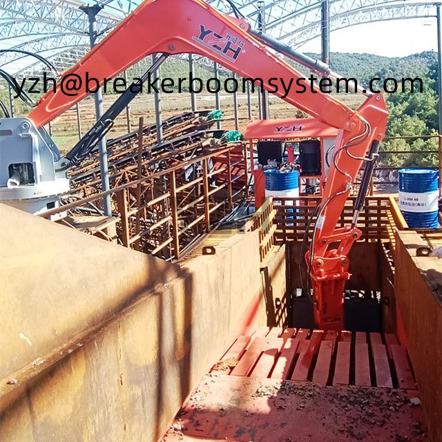 Static Type Stationary Boom Rock Breaker