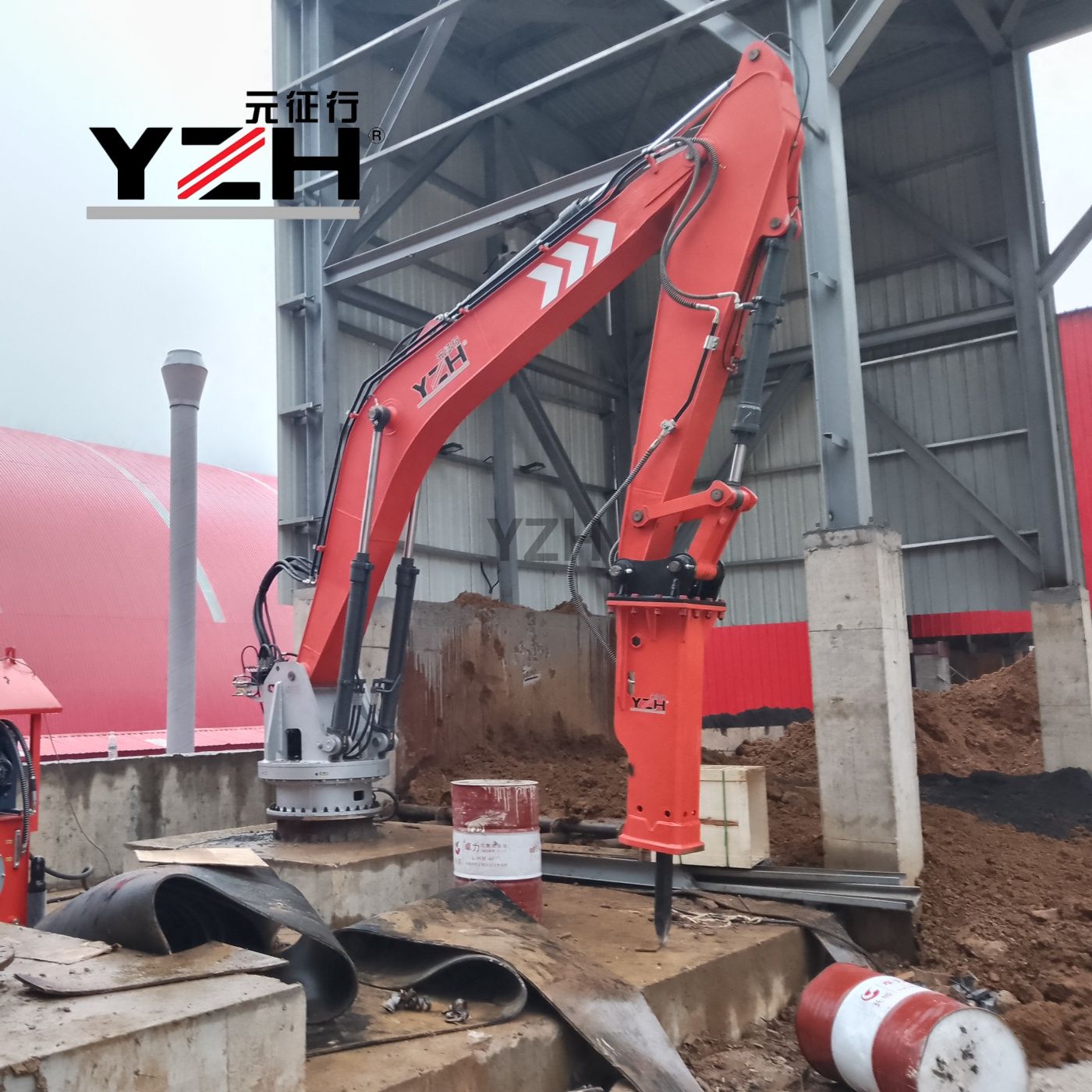 China Fixed Type Rockbreaker System