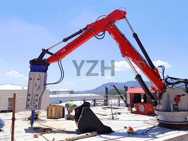 Static Pedestal Rockbreaker System