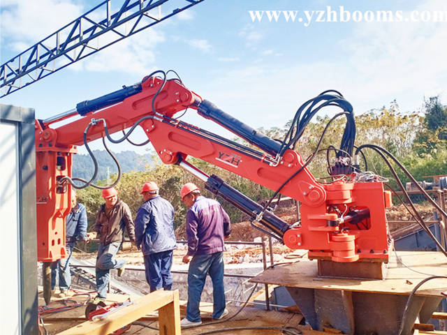 Static Type Rockbreaker Boom System