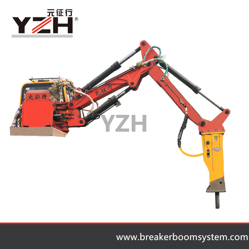 Pedestal Rock Breaking Booms System