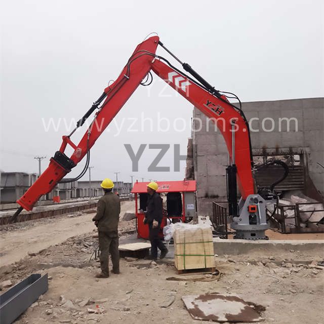 Rock Breaker Boom System with Hydraulic Hammer