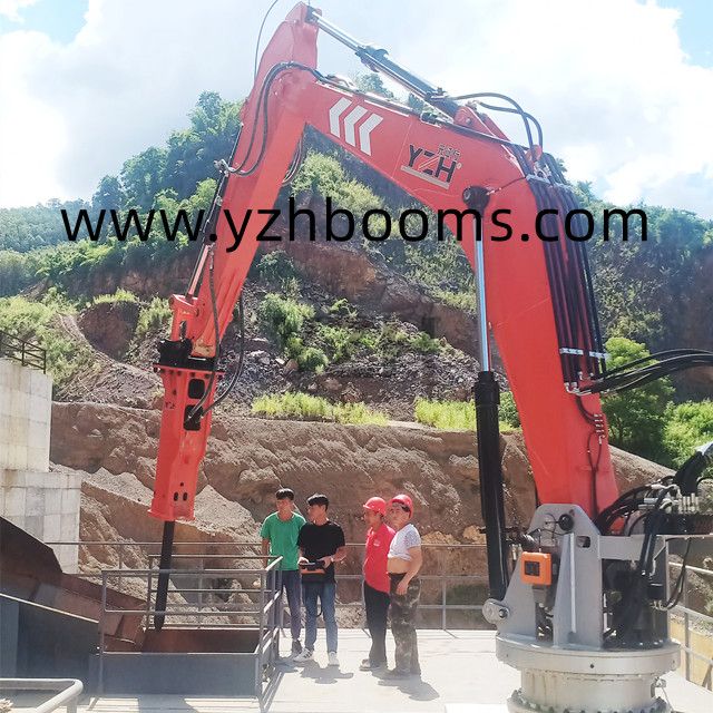 China fixed boom rock breaker system