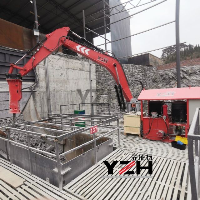YZH Pedestal Rock Breaker Boom System