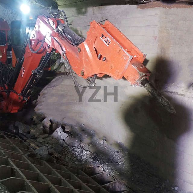 YZH Static Rockbreaker Boom System