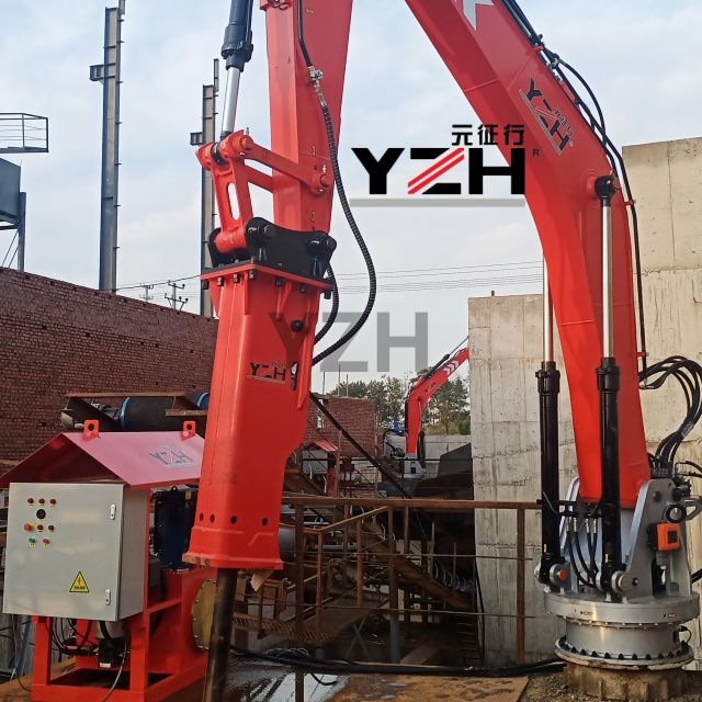 China Stationary Type Rock Breaker System