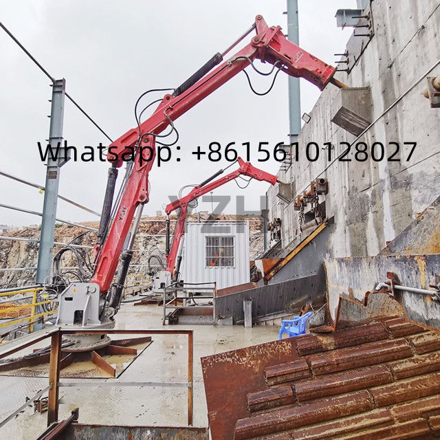 YZH Stationary Boom Rock Breaker System