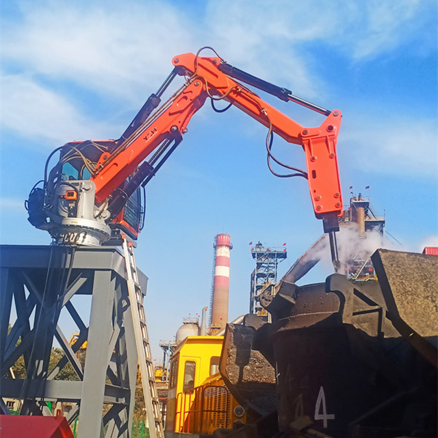 Pedestal Boom Rock Breaker System