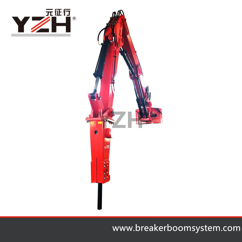 Stationary Type Pedestal Hydraulic Rockbreaker Boom System