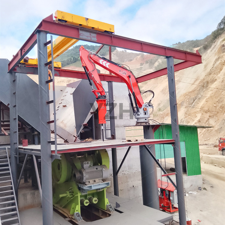 Hydraulic Rock Breaker Boom System With Hydraulic Hammer