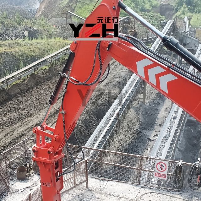 YZH hydraulic rock breaker boom