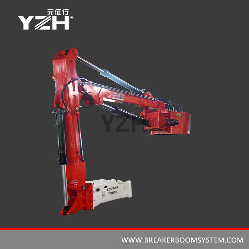Pedestal Boom System For Crushing Equipment
