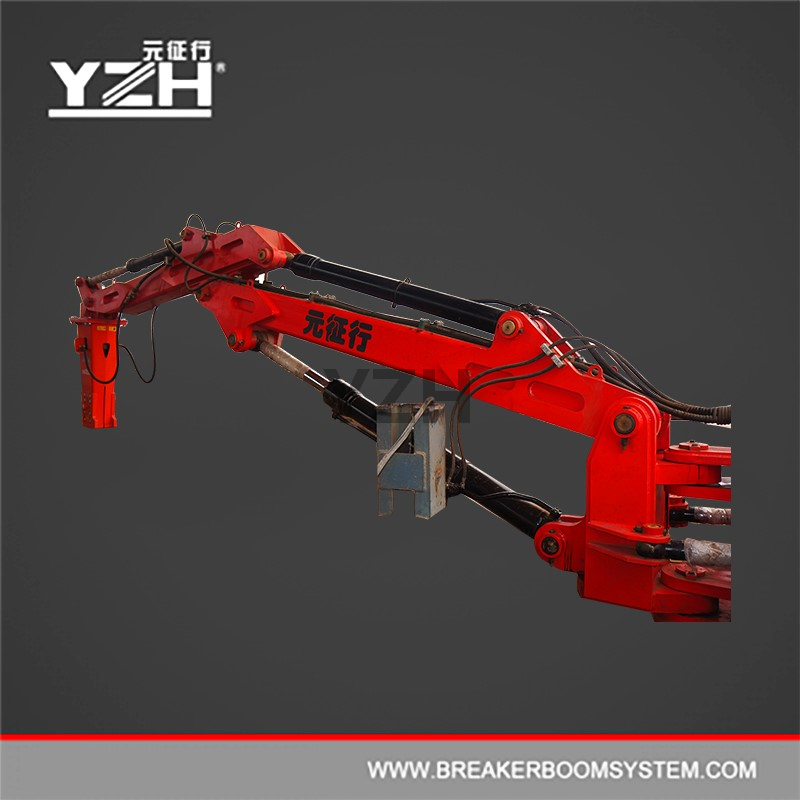 Stationary Pedestal Type Hydraulic Rock Breaking Booms System