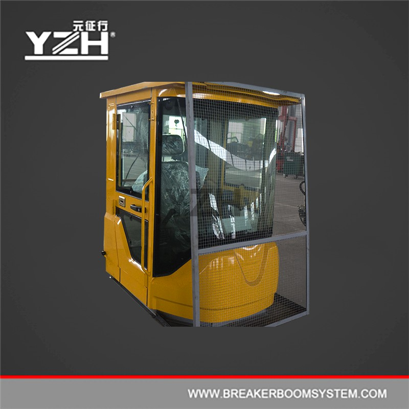Operator Control Cabin With Mesh Protection