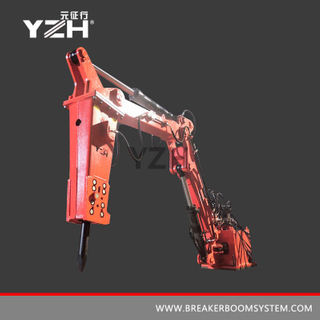 Pedestal Hydraulic Rockbreaker Booms System
