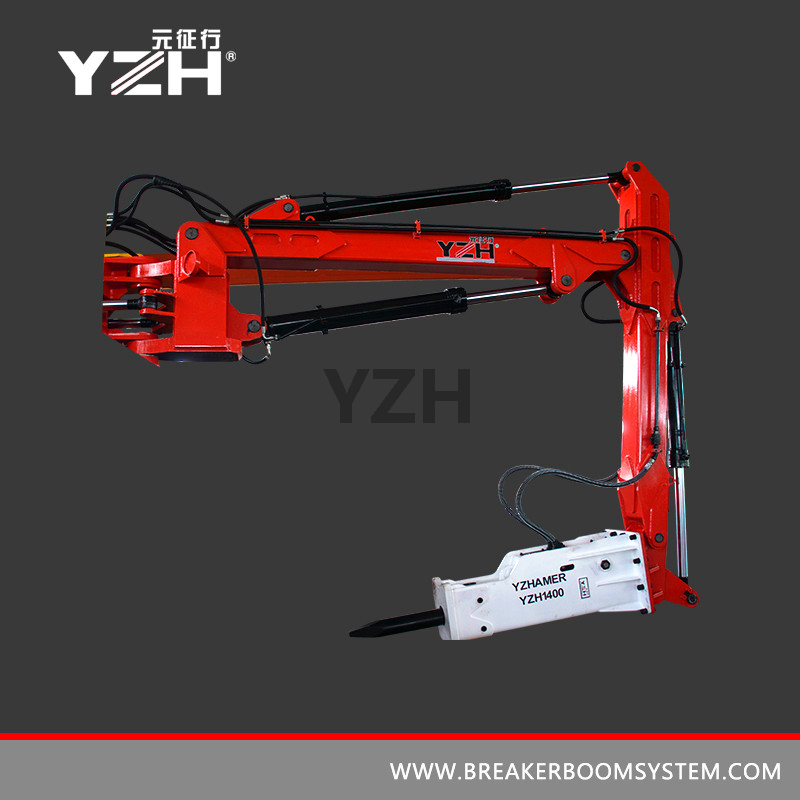 Static Type Pedestal Hydraulic Rockbreaking Boom System