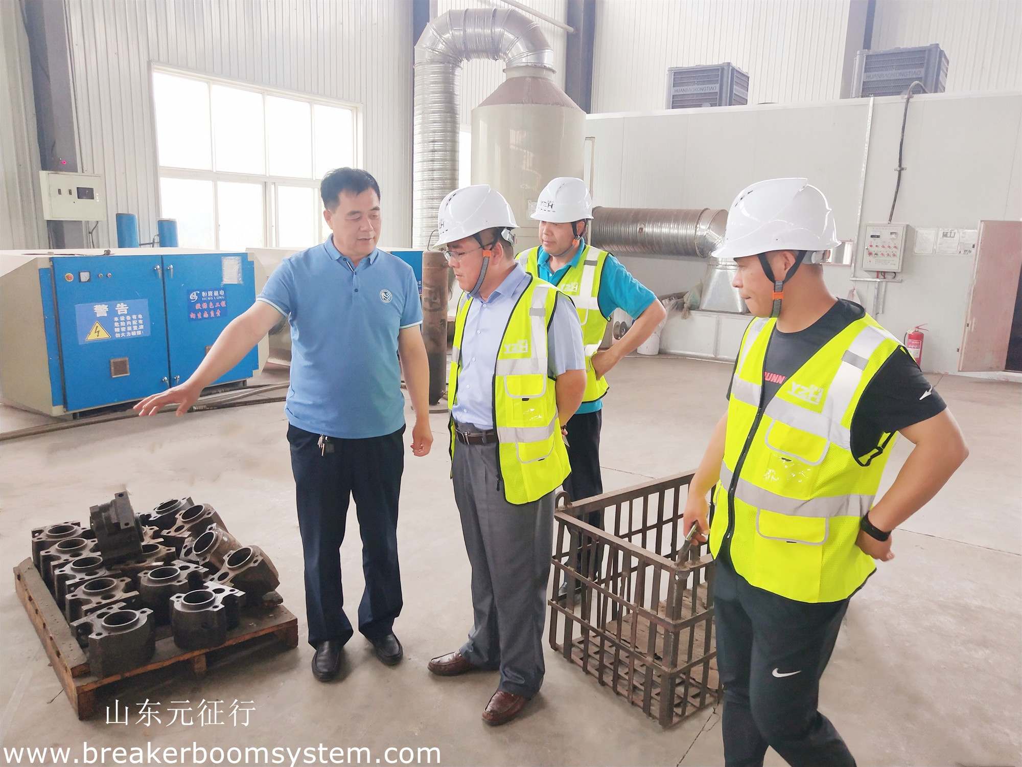 Lingong Group Came To YZH To Discuss New Project