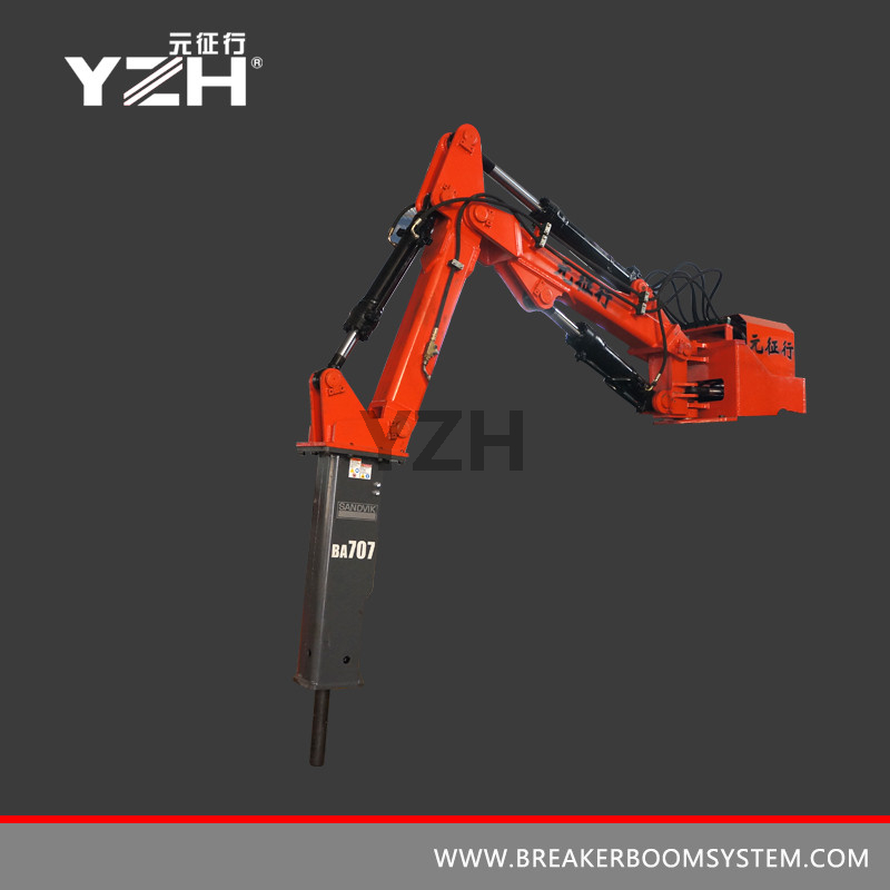 Pedestal Boom System For Crushing Equipment
