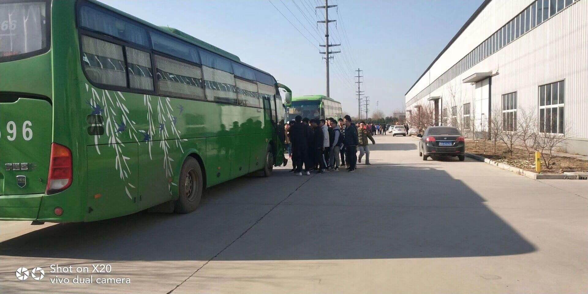 College students visit our factory