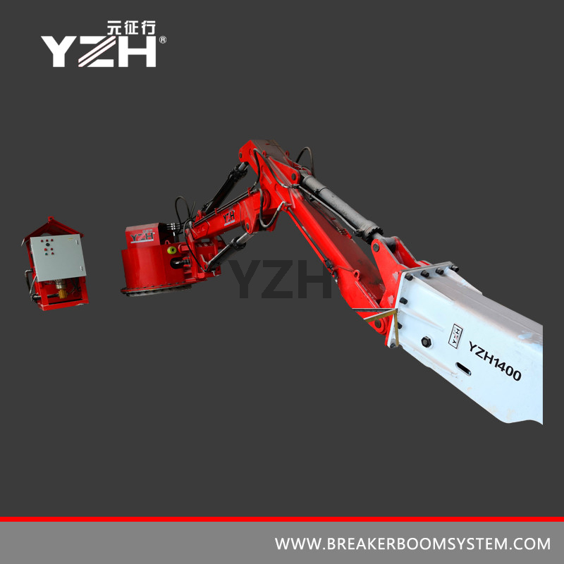 Mobile Rock Breaker Boom Systems