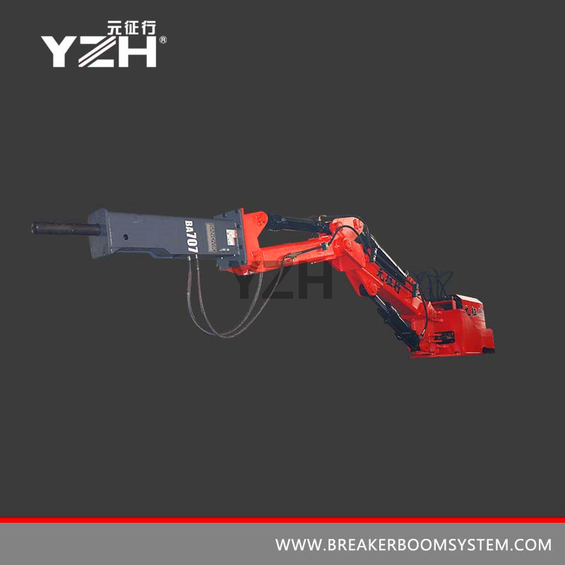 Pedestal Boom System For Crushing Equipment