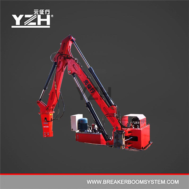 Stationary Type Pedestal Booms Mounted Rock Breaker