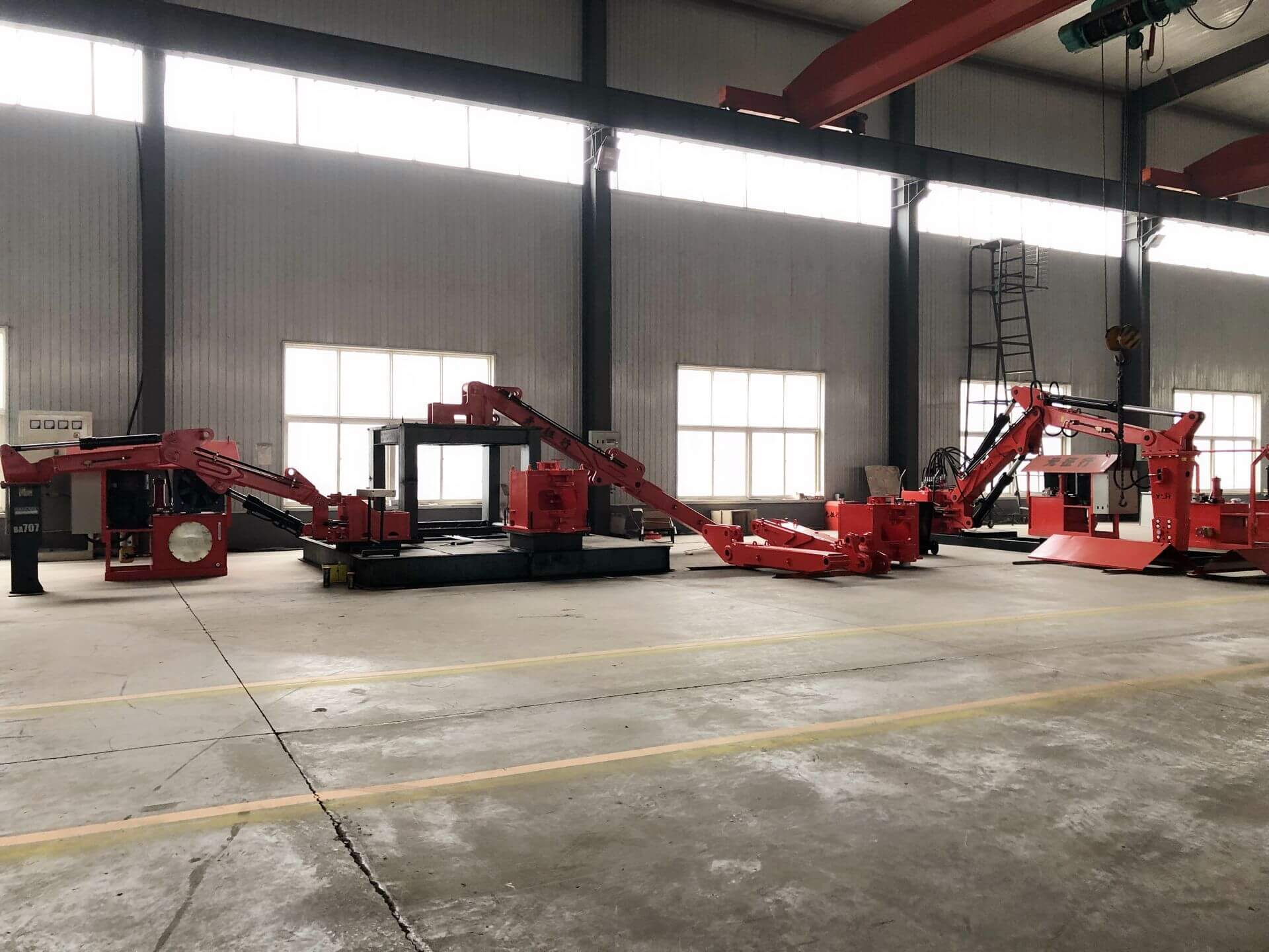 Four Sets Hydraulic Rockbreaker Booms System Have Been Delivered