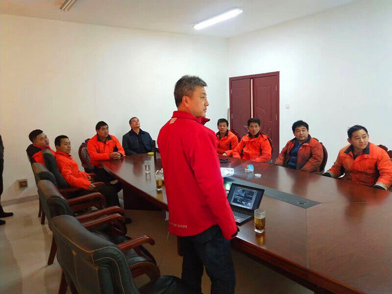 RAMMER Technician Came To YZH Factory For Training Of Rammer Products