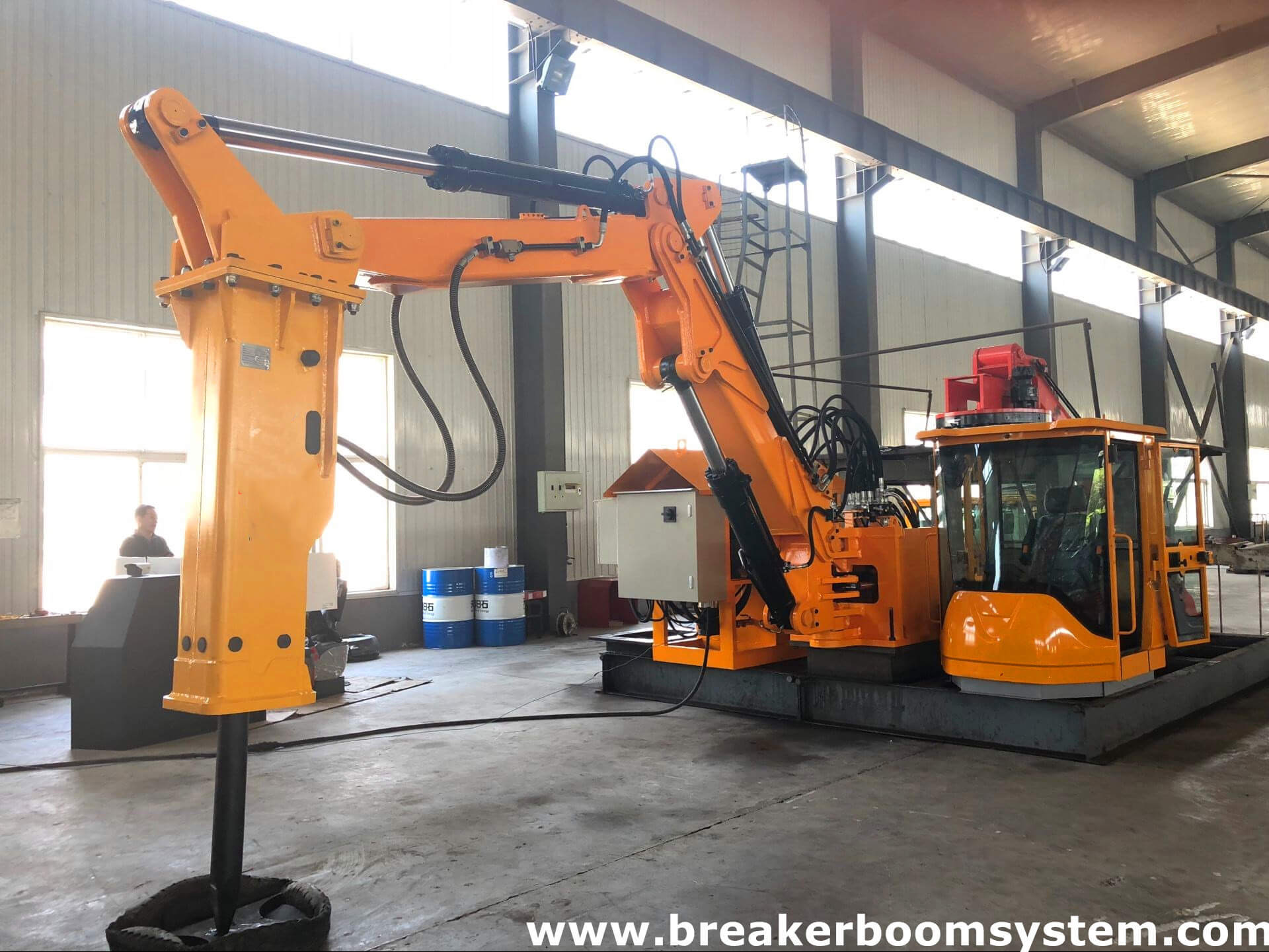 Customized Stationary Breaker Boom Systems Has Been Delivered To Australian Customer
